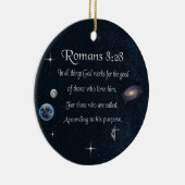 Bibelverse Keramik Ornament (Rechts)