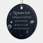 Bibelverse Keramik Ornament (Links)