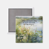 Bibelverse-Kühlschrankmagnet - Psalmen 23 Magnet (Vorderseite/Rückseite)