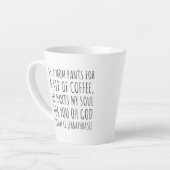 Bibelverse Latte Tasse - Psalm 42 (Linke Ecke)