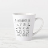 Bibelverse Latte Tasse - Psalm 42 (Rechts)