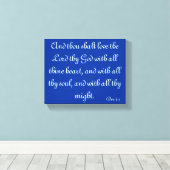 Bibelverse Leinwand (Insitu (Holzboden))