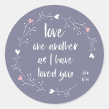 Bibelverse: Liebe einander (+ Herzen)