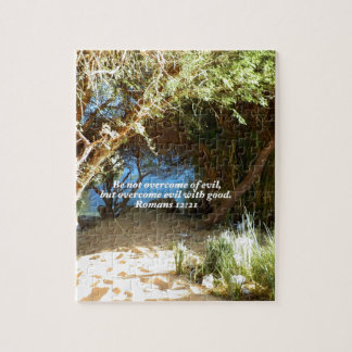 Bibelverse Liebe Zitat Sprichwort Römer 12:21 Puzzle