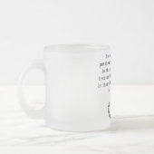 Bibelverse Mattierte Tasse aus Glas | Psalm 5:11 (Links)
