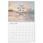 Bibelverse & Meereslandschaft Christlich Kalender (Feb 2027)