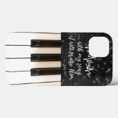 Bibelverse mit Klaviertasten Case-Mate iPhone Hülle (Rückseite (Horizontal))