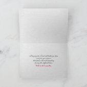 Bibelverse mit Tulpen-Beileid Karte (Innenseite)