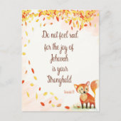 Bibelverse - Nehemiah 8:10 Notebook Postkarte (Vorderseite)