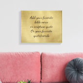 Bibelverse oder Scripterangebot hinzufügen Leinwanddruck (Insitu (Wohnzimmer))