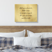 Bibelverse oder Scripterangebot hinzufügen Leinwanddruck (Insitu (Schlafzimmer))