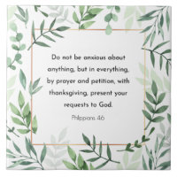 Bibelverse, Philippianer 4:6