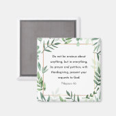 Bibelverse, Philippianer 4:6 Magnet (Vorderseite/Rückseite)