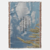 Bibelverse: Philippinen 4:13 Decke (Vorderseite Vertikal)