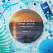 Bibelverse, Philippinen 4:13 Pappteller (Party)