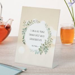 Bibelverse, Philippinen 4:13 Sockelschild