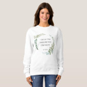 Bibelverse, Philippinen 4:13 Sweatshirt (Vorne ganz)