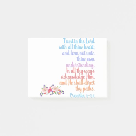 Bibelverse Post-it Klebezettel (Vorderseite)