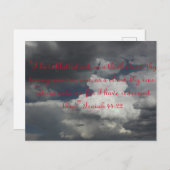 Bibelverse Postcard Postkarte (Vorne/Hinten)