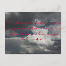Bibelverse Postcard Postkarte