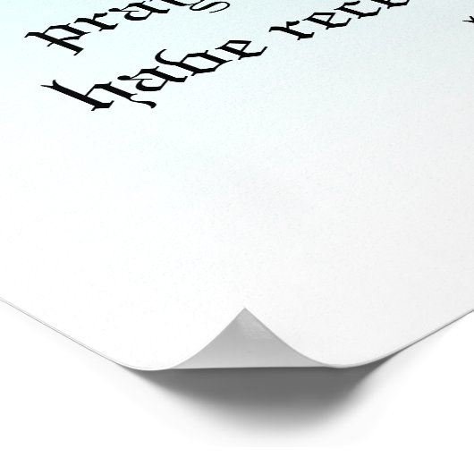 Bibelverse Poster (Ecke)