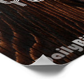 Bibelverse Poster - 1 Peter 2:24 (Ecke)