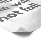 Bibelverse Poster, christliche Wandkunst, Psalm 46 Poster (Ecke)