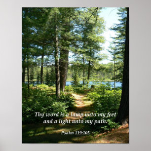 Bibelverse-Poster Poster