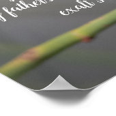 Bibelverse-Poster Poster (Ecke)
