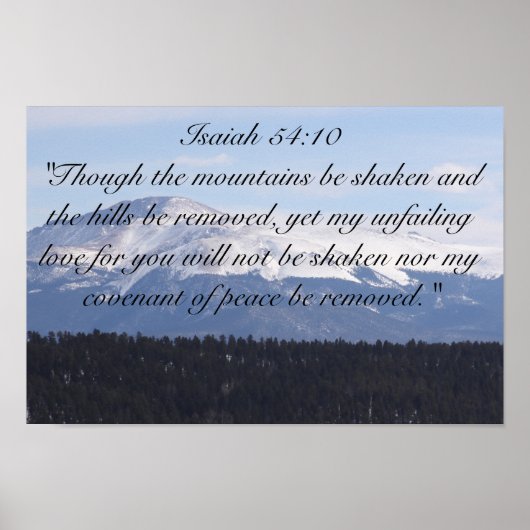 Bibelverse-Poster Poster (Vorne)