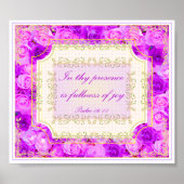 Bibelverse Poster/Print Poster (Vorne)