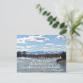 Bibelverse Postkarte Psalm 46:10 (Stehend Vorderseite)