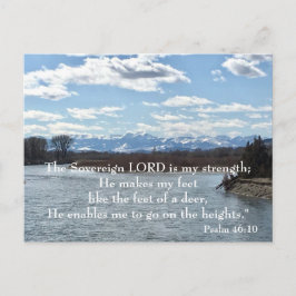 Bibelverse Postkarte Psalm 46:10