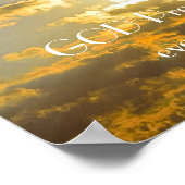 Bibelverse Psalm 119:11 Sonnenuntergang-Poster Poster (Ecke)