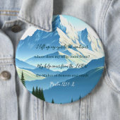 Bibelverse Psalm 121:1-2 Button (Beispiel)