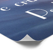 Bibelverse Psalm 34:18 Sonnenuntergang Poster (Ecke)