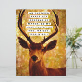 Bibelverse - Psalm 42:1 (Stehend Vorderseite)