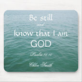 Bibelverse Psalm 46:10 Mousepad (Vorne)