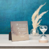 Bibelverse Psalm 91:4 Federn inspirierend Fotoplatte (InSitu)