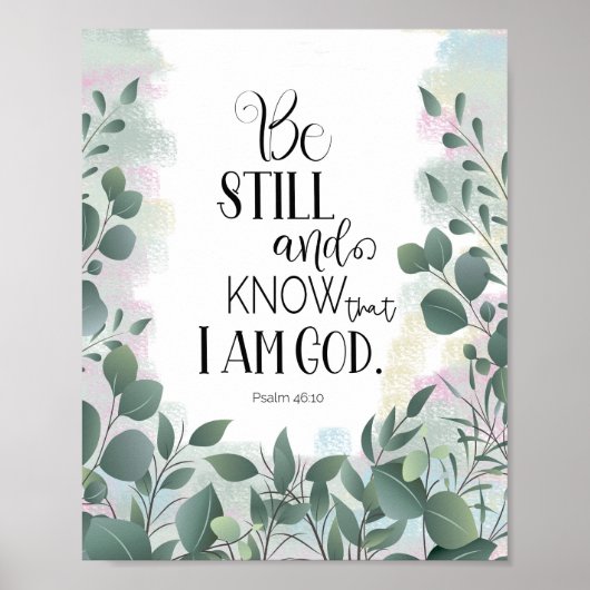 Bibelverse Psalm Poster (Vorne)