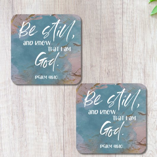 Bibelverse Psalm Rechteckiger Pappuntersetzer