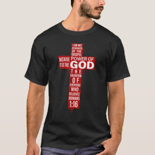 Bibelverse Religion Jesus Kreuz Christlich T-Shirt