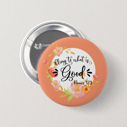 Bibelverse - Römer 12:9 Button (Vorne & Hinten)