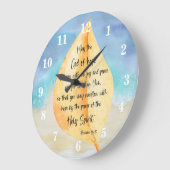 Bibelverse Römer Wall Clock Große Wanduhr (Winkel)