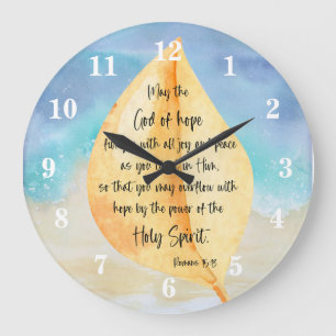 Bibelverse Römer Wall Clock Große Wanduhr