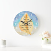 Bibelverse Römer Wall Clock Große Wanduhr (Zuhause)