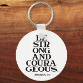 Bibelverse Runder Schlüsselanhänger (Vorderseite)