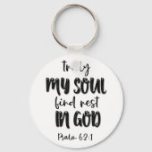 Bibelverse Runder Schlüsselanhänger (Vorderseite)