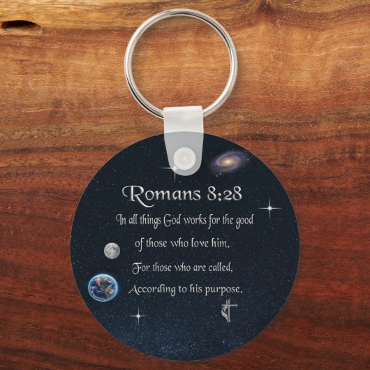 Bibelverse Schlüsselanhänger (Vorderseite)