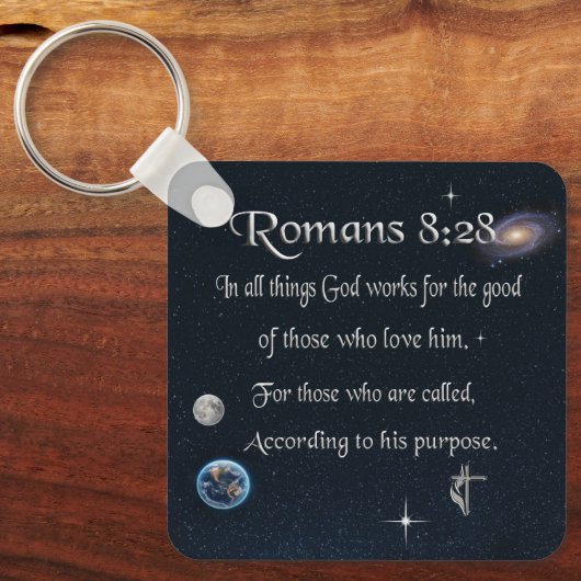 Bibelverse Schlüsselanhänger (Vorderseite)